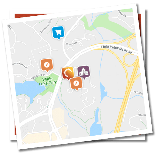 local attractions map